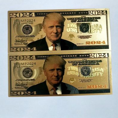 2024 Donald Trump Goldfolie Fake Dollar (DT042401)