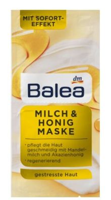 Balea Luxuriöse Milch und Honig Gesichtsmaske