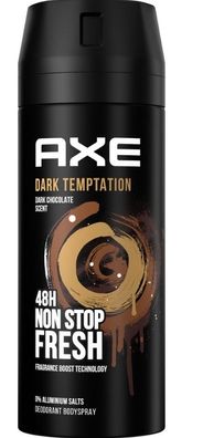 Axe Dark Temptation Deo Spray, 150 ml - Verführerischer Duft