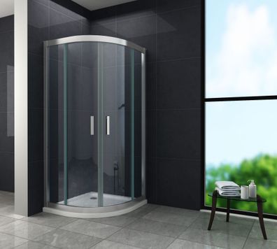 Duschkabine FRESH 90 x 90 x 195 cm (Viertelkreis)