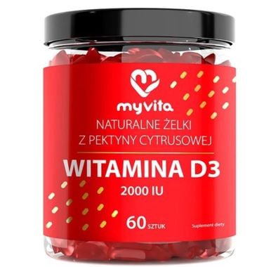 MyVita Vitamin D3, 60 Gelkapseln - Knochen- & Gesundheitssupport