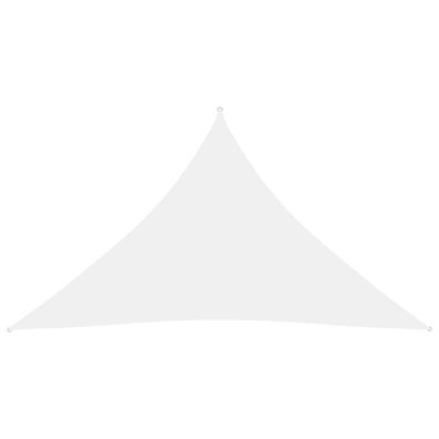 vidaXL Sonnensegel Oxford-Gewebe Dreieckig 3x3x4,24 m Weiß
