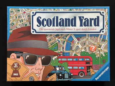 Ravensburger Scotland Yard Mister X Brettspiel des Jahres 1983 Spiel vollständig