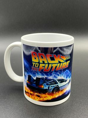 Zurück in die Zukunft Back to the Future Kaffebecher Mug Kaffee Tasse Neu Org