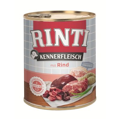 Rinti Dose Kennerfleisch Rind 24 x 800g (5,20€/ kg)