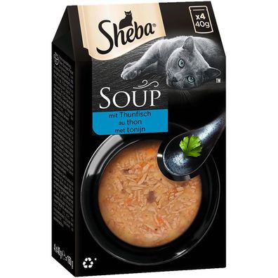 SHEBA Portionsbeutel Multipack Soup mit Thunfisch 80 x 40g (37,47€/ kg)