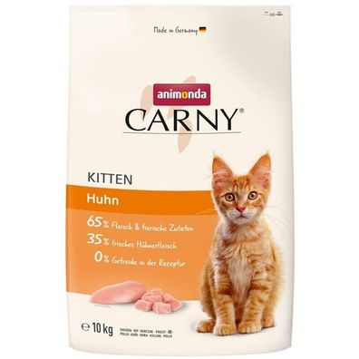 Animonda Carny Kitten Trockenfutter Huhn 10 kg (10,59€/ kg)
