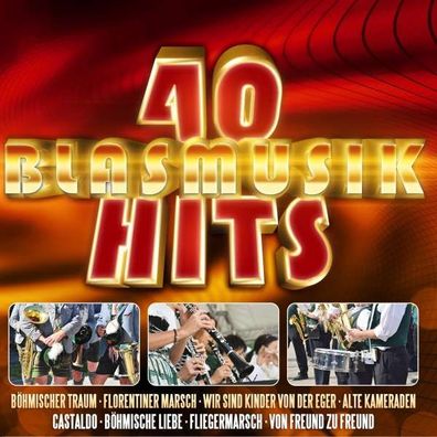 Unterhaltungsmusik/ Schlager/ Instrumental: 40 Blasmusik Hits - MCP - (CD / Titel: #
