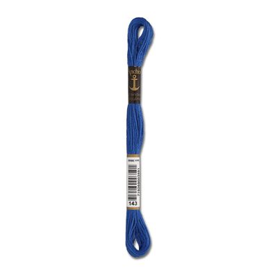 8m Anchor Stickgarn - Farbe 143 - delft dunkel