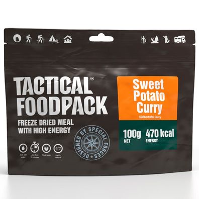 NEU Tactical Foodpack Outdoor Nahrung Süßkartoffel Curry für Camping Survival Zelten