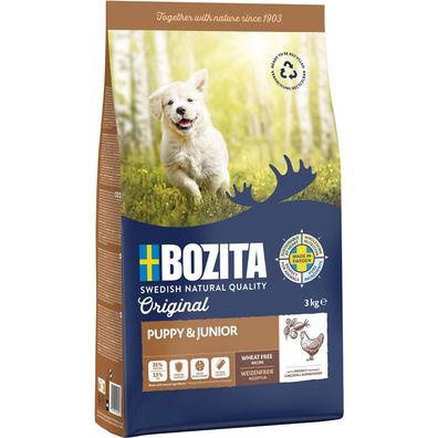 Bozita Original Puppy & Junior 3 x 3 kg (7,77€/ kg)