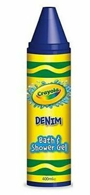 Crayola Denim Duschgel 400ml - Erfrischendes Reinigungsgel mit sanftem Frischeduft.
