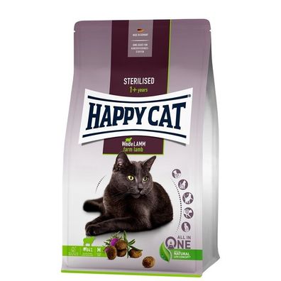 Happy Cat Sterilised Adult Weide Lamm 2 x 10 kg (7,00€/ kg)
