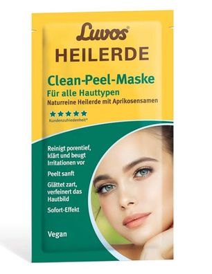 Luvos Peel-Off-Maske: Samenextrakt für porentiefe Reinigung