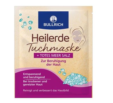 Bullrich Heilung Gesichtsmaske - Totes Meer-Salz-Kur