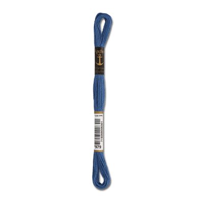 8m Anchor Stickgarn - Farbe 979 - taubenblau