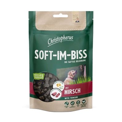 Christopherus Snack Soft-Im-Biss mit Hirsch 12 x 125g (31,93€/ kg)