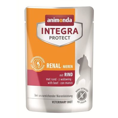 Animonda Integra Protect Renal Nieren Rind 48 x 85g (14,68€/ kg)