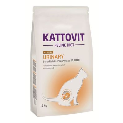 Kattovit Feline Diet Urinary Huhn 4 kg (11,48€/ kg)