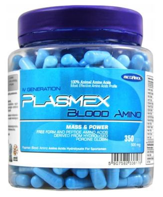 Megabol EAA BCAA Amino Pulver Essentielle Aminosäuren Protein Plasmex 350 Kaps