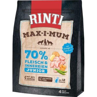 Rinti Max-i-mum Junior Huhn 2 x 4 kg (9,49€/ kg)