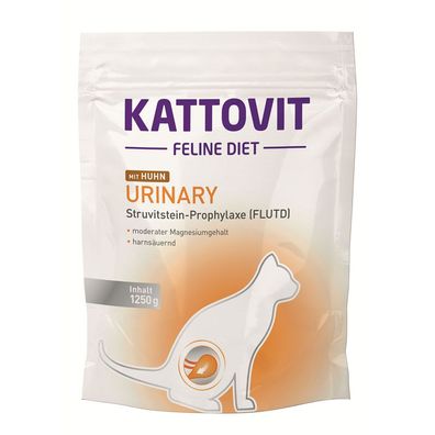 Kattovit Feline Diet Urinary Huhn 4 x 1,25 kg (11,18€/ kg)