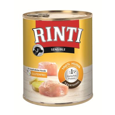 Rinti Dose Sensible Huhn & Kartoffel 12 x 800g (7,91€/ kg)