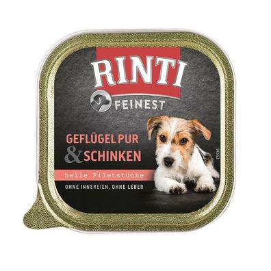 Rinti Schale Feinest Geflügel & Schinken 22 x 150g (13,91€/ kg)