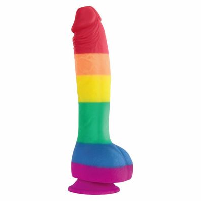 Colours NS Novelties Penis-Dildo, Pride-Edition, Mehrfarbig, 20,3 cm