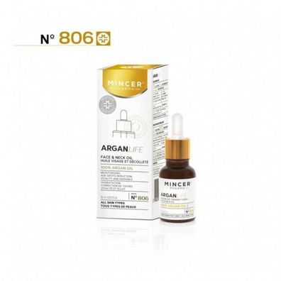 Mincer Pharma Argan Life 100% Arganöl für Gesicht und Hals Nr.806 15ml