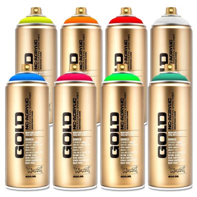 Montana Cans GOLD Fluorescent 400ml (Farbauswahl)