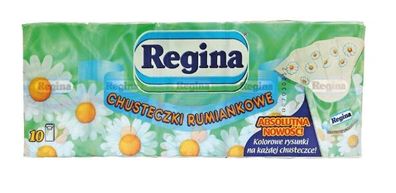 Regina Kamillenhygienetücher, 10 Stück - Für anspruchsvolle Pflege