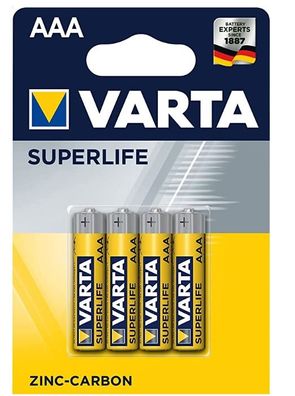 Varta Superlife R3 Batterien, Zuverlässige Leistung