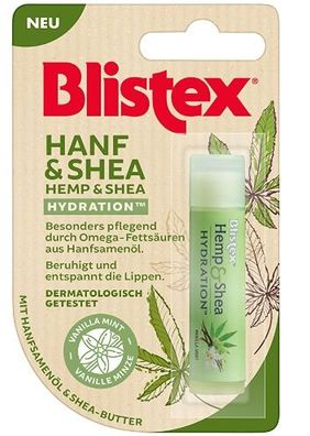 Blistex Hanf & Shea Lippenbalsam - Feuchtigkeitspflege 4g