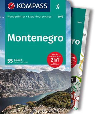 Kompass Wanderf?hrer Montenegro, 55 Touren mit Extra-Tourenkarte, Katharina ...