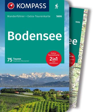 Kompass Wanderf?hrer Bodensee, 75 Touren mit Extra-Tourenkarte, Franziska B ...