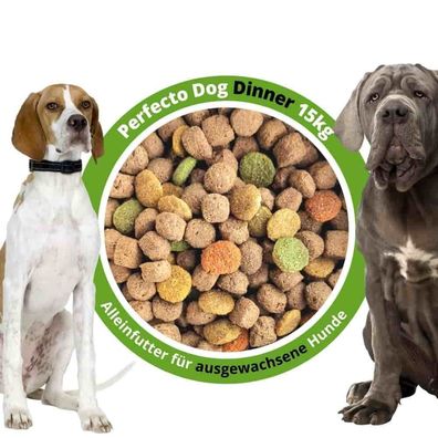 Trockenfutter für Hunde Perfecto Dog Dinner 15kg