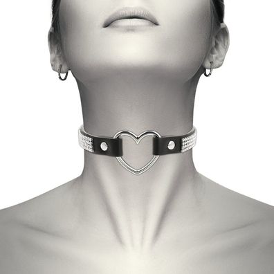 Coquette CHIC DESIRE HAND Crafted CHOKER VEGAN Leather - HEART