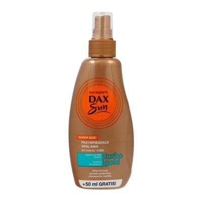 Dax Sun Sun Accelerator für Gesicht und Körper Turbo Gold - Spray 200ml