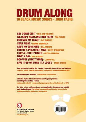 Drum Along - 10 Black Music Songs, Bosworth Music