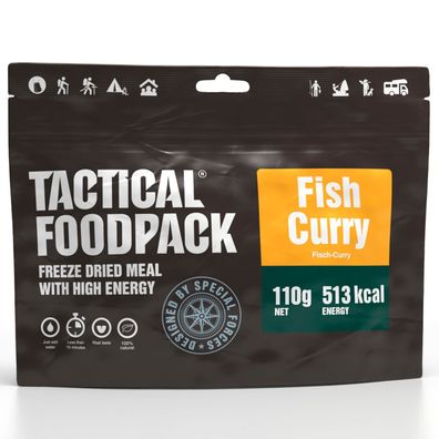 NEU Tactical Foodpack Outdoor Nahrung Fischcurry für Camping Survival Zelten Reise