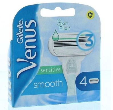 Gillette Venus Smooth Sensitive Rasierklingen, 4er Pack