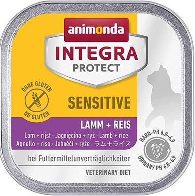 Animonda Sensitive Nassfutter für Katzen - Lamm & Reis, 100g