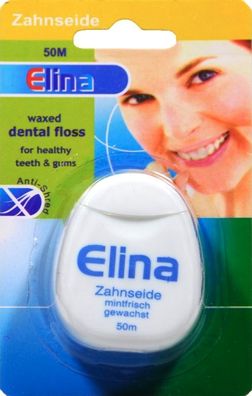 Elina Mint Zahnseide, 50m für optimale Zahnhygiene