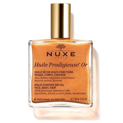 Nuxe Goldene Trockenöl Elixier, Luxuriöses Feuchtigkeitsöl 100ml