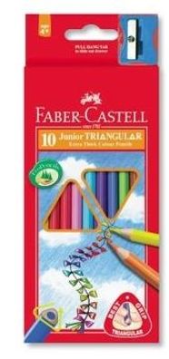 Faber-Castell Jumbo-Buntstifte Set mit Anspitzer
