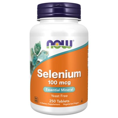 Now Foods, Selenium, 100mcg, 250 Tabletten