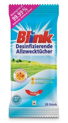 Blink Desinfektionstücher, 20 Stück