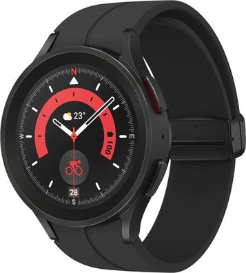 Samsung Galaxy Watch5 Pro LTE Smartwatch 45mm R925 Sport Band Black M/ L Wie Neu OVP