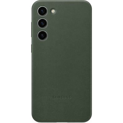 Leather Cover (dunkelgrün, Samsung Galaxy S23 + )